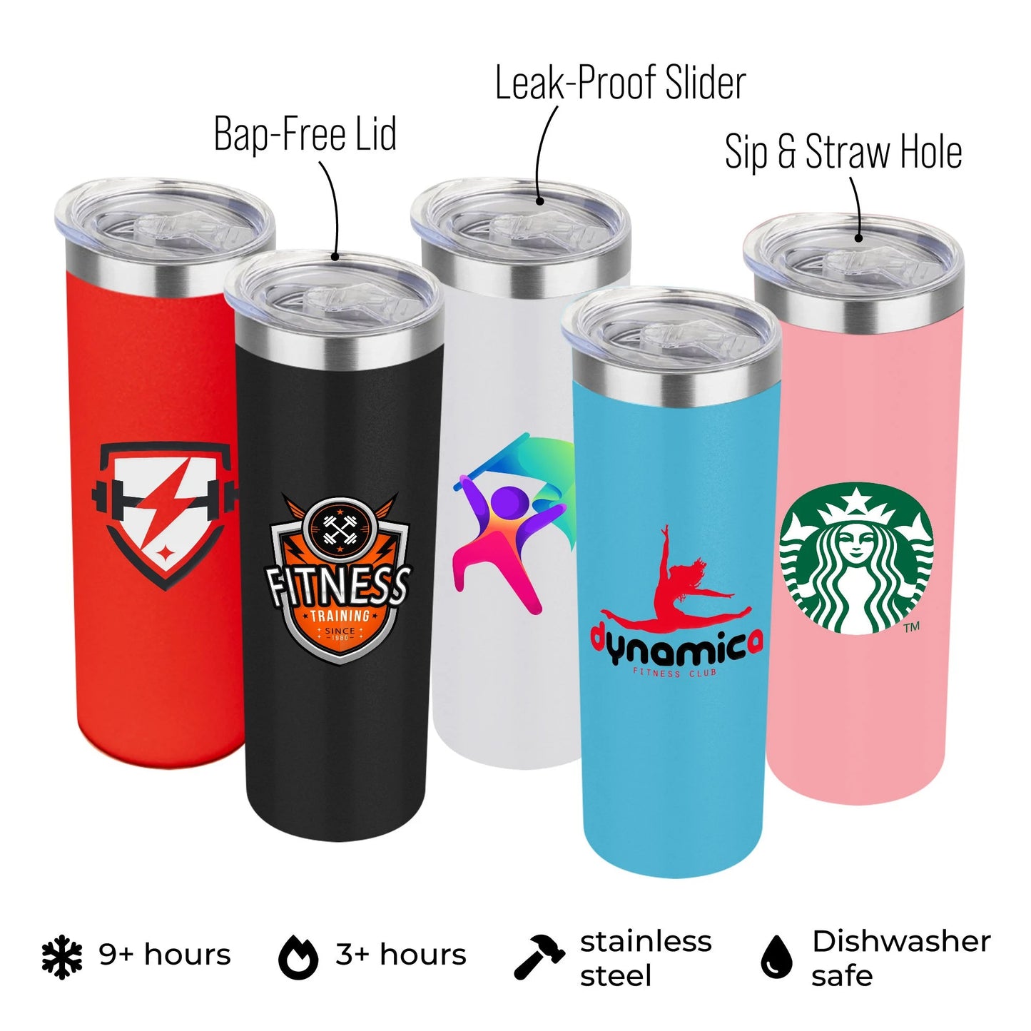 Custom Promotional 20oz Logo Tumbler