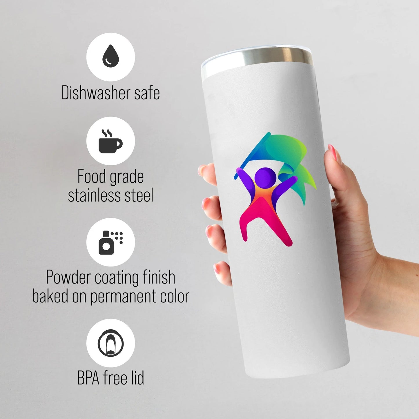 Custom Promotional 20oz Logo Tumbler