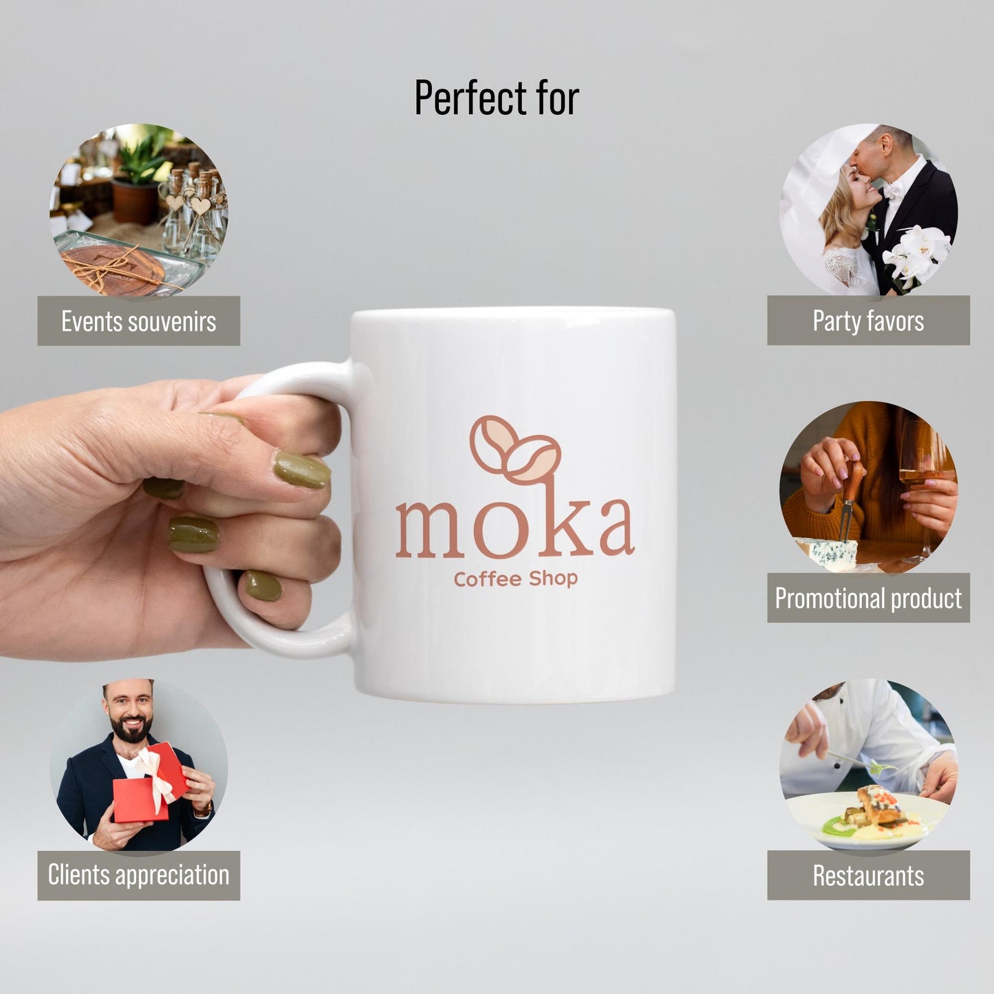 Custom Promotional Logo Mugs