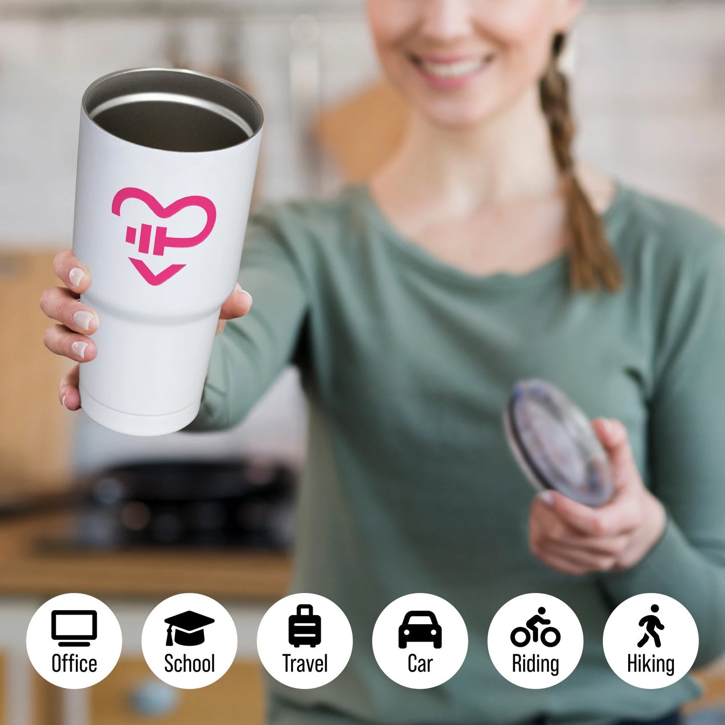 Custom Promotional 30oz Full Color Logo Tumbler