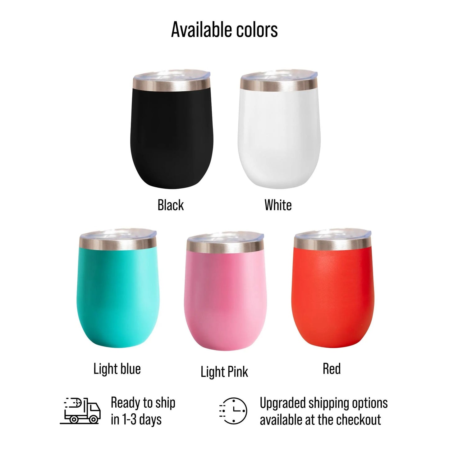 Custom Promotional 12oz Engraved Logo Tumbler