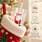 Personalized Santa Christmas cup for kids in a stocking as a stocking stuffer, BPA free